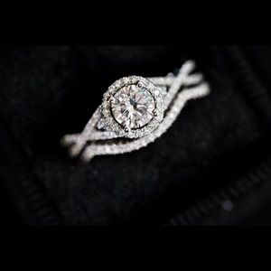 2 Piece Diamond Bridal Set